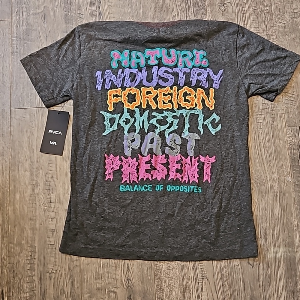 RVCA Boys Fit Small Tee Shirt Brand New With Tags - Picture 5 of 5